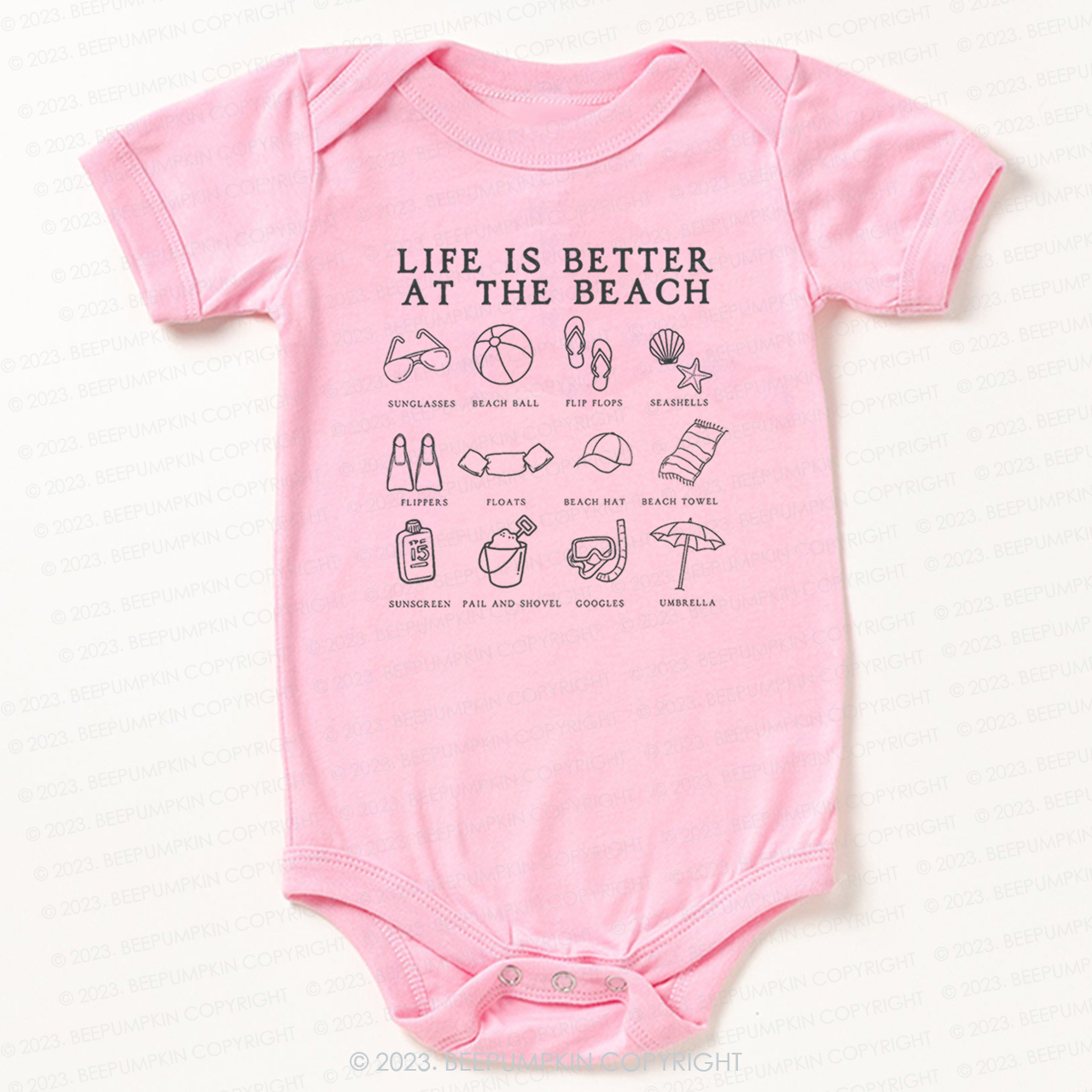 Life Is Better At The Beach Bodysuit For Baby