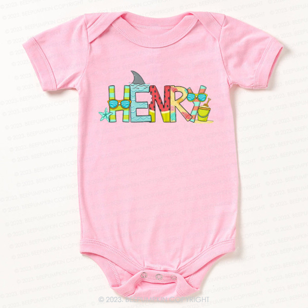 Personalized Summer Bodysuit For Baby