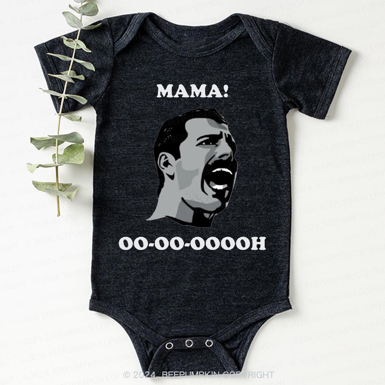 Bohemian Funny Man Bodysuit For Baby