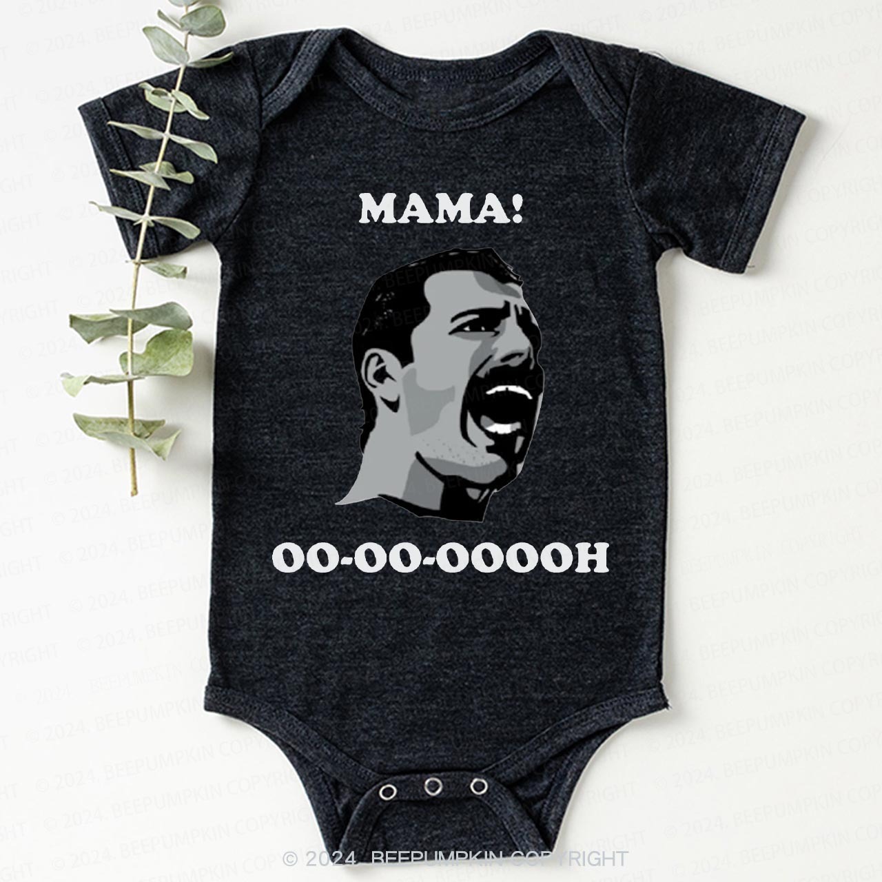 Bohemian Funny Man Bodysuit For Baby