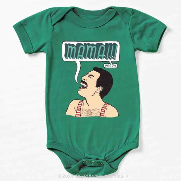 Funny Crazy Man Bodysuit For Baby 8