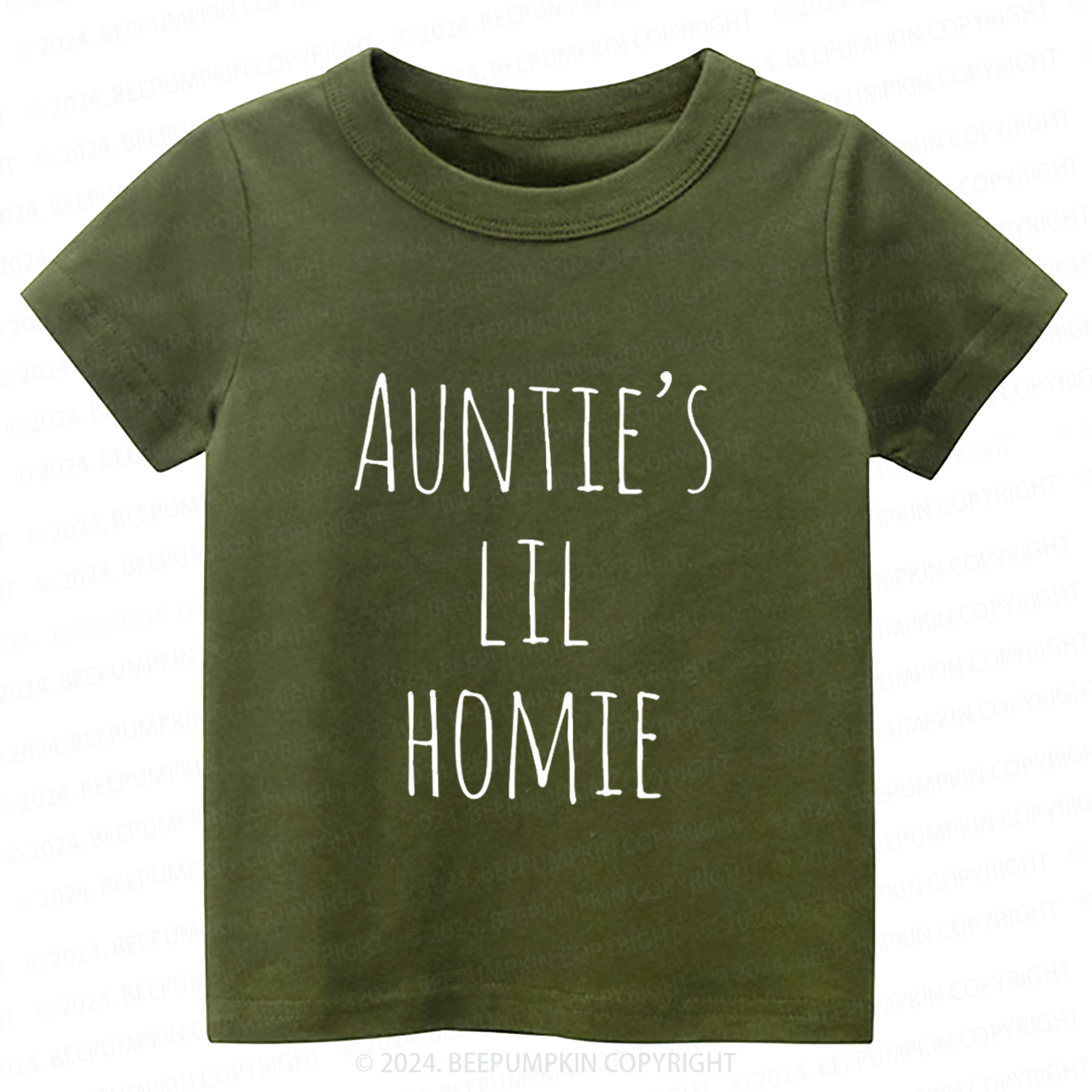 Auntie's Lil' Homie Toddler&Kids Tees 7