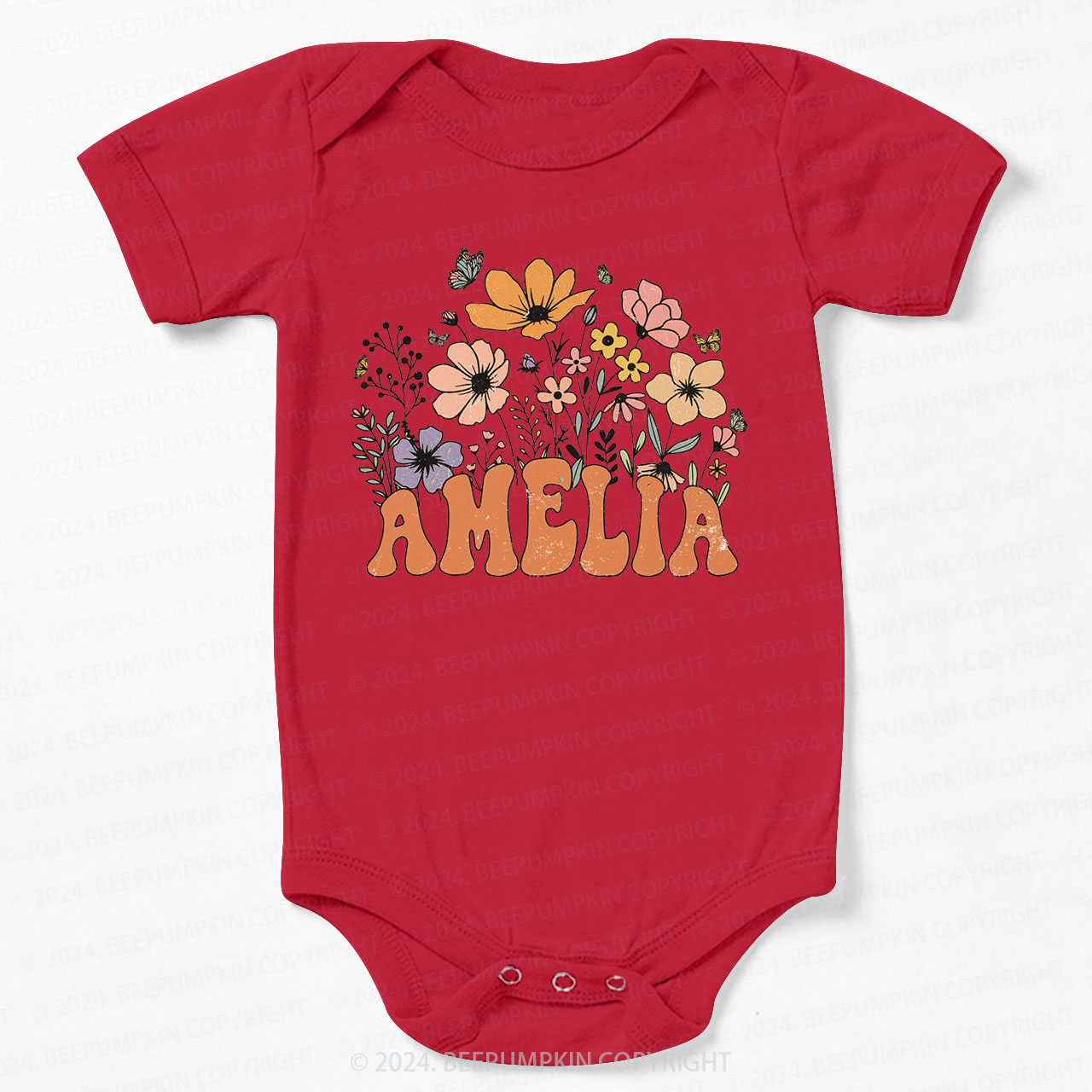 Personalized Girl Bodysuit For Baby 