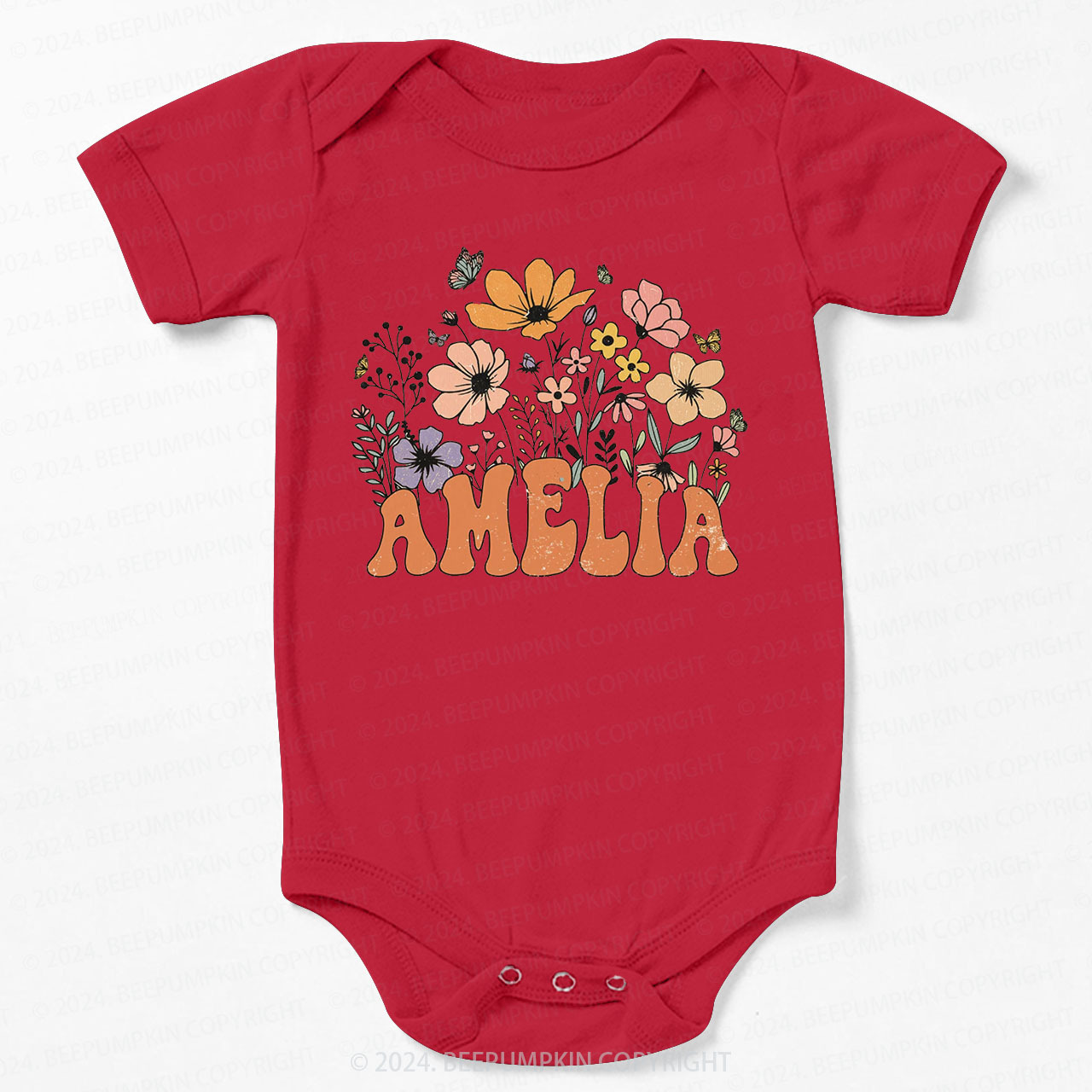 Personalized Girl Bodysuit For Baby 