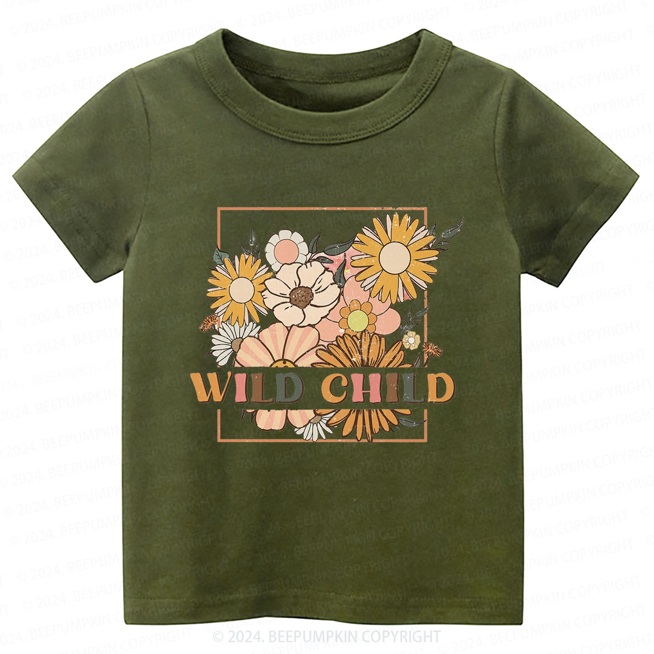 Retro Wild Child Toddler&Kids Tees 
