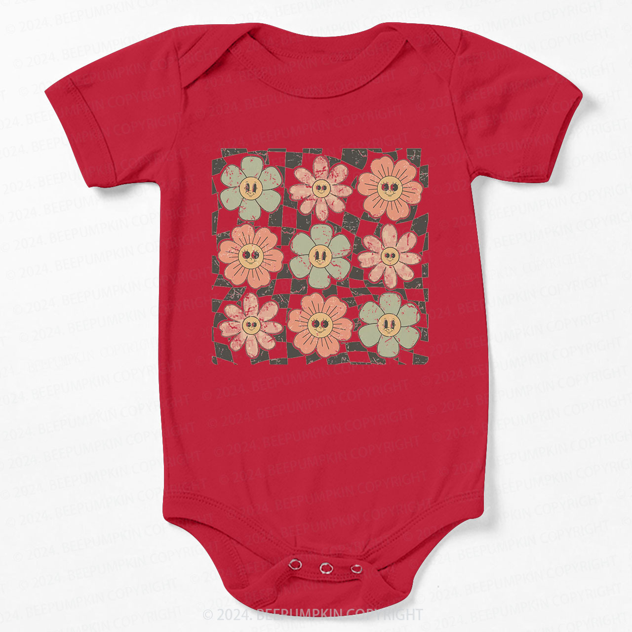 Retro Natural Bodysuit For Baby 