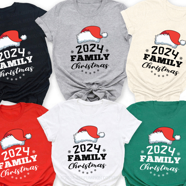 Family Christmas 2024 Lucky Day T-Shirt For Family Beepumpkin