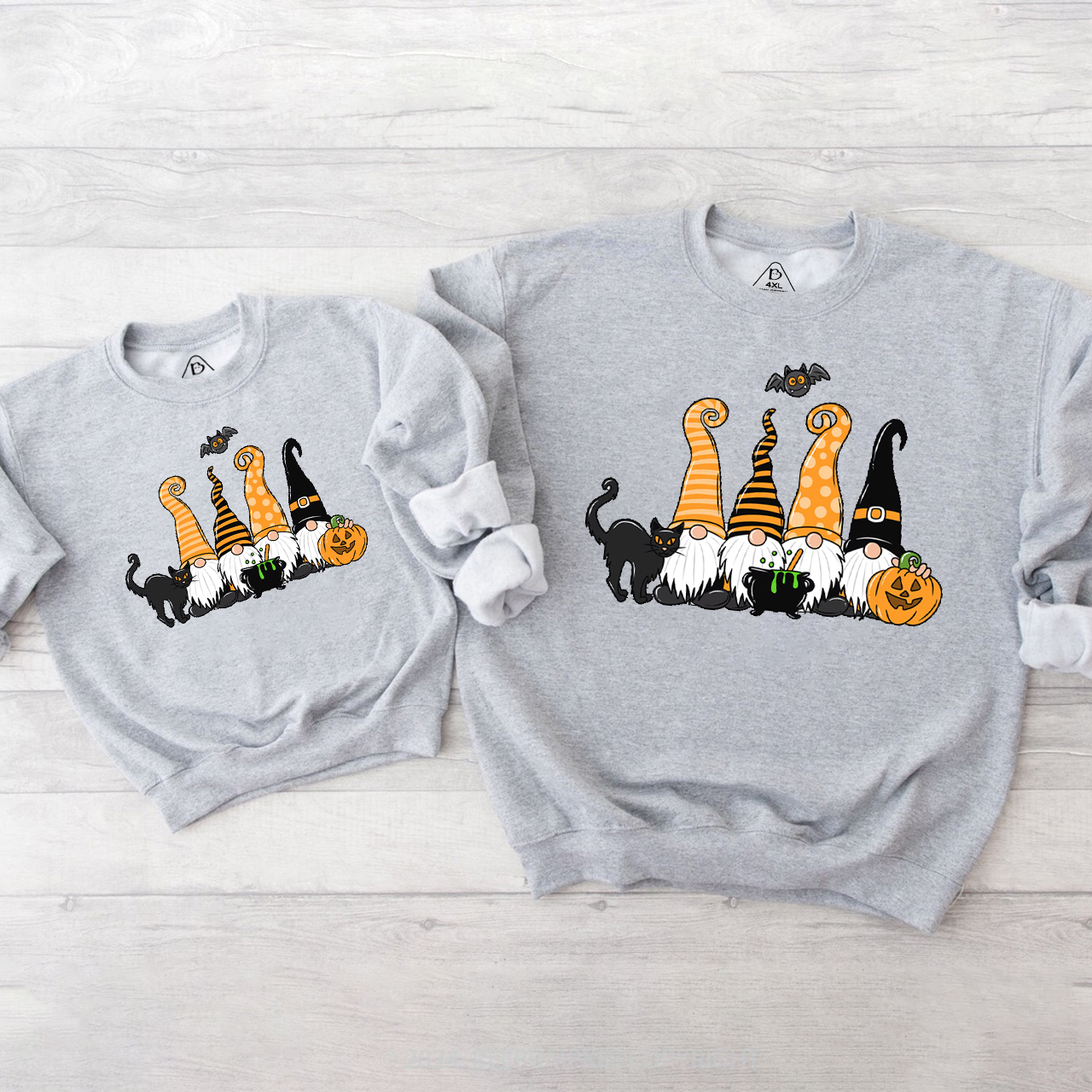 Halloween Gnomes Family Matching Sweatshirt