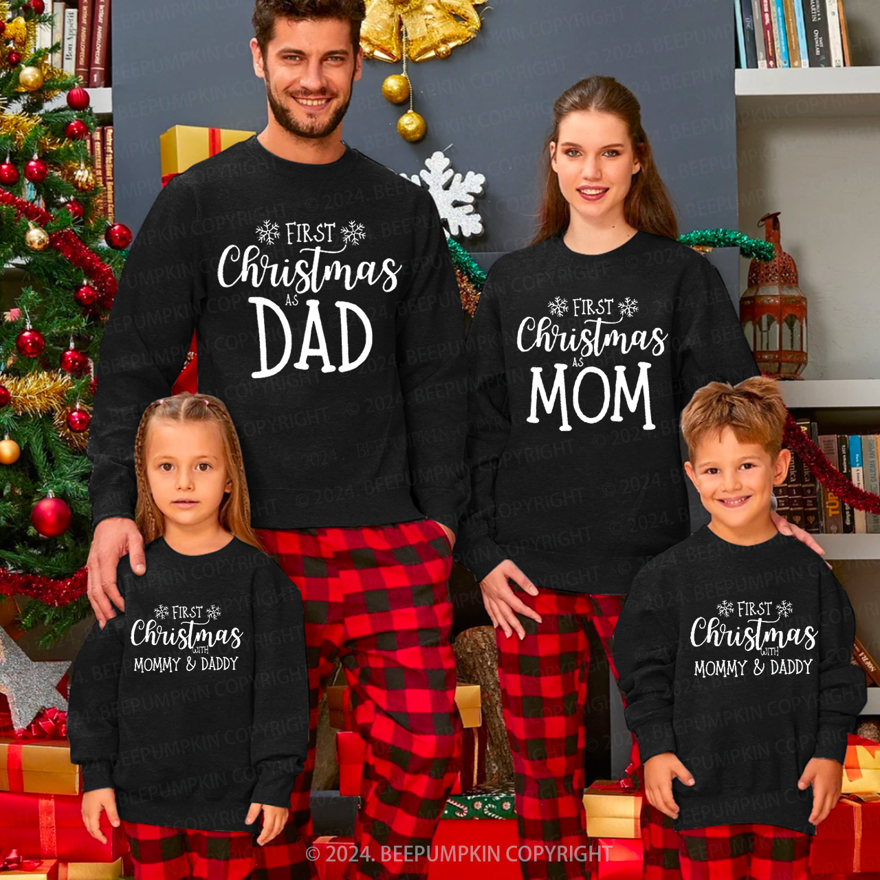 Our First Christmas Family Christmas Sweatshirt