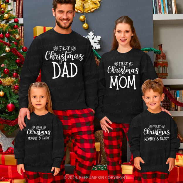 Our First Christmas Family Christmas Sweatshirt