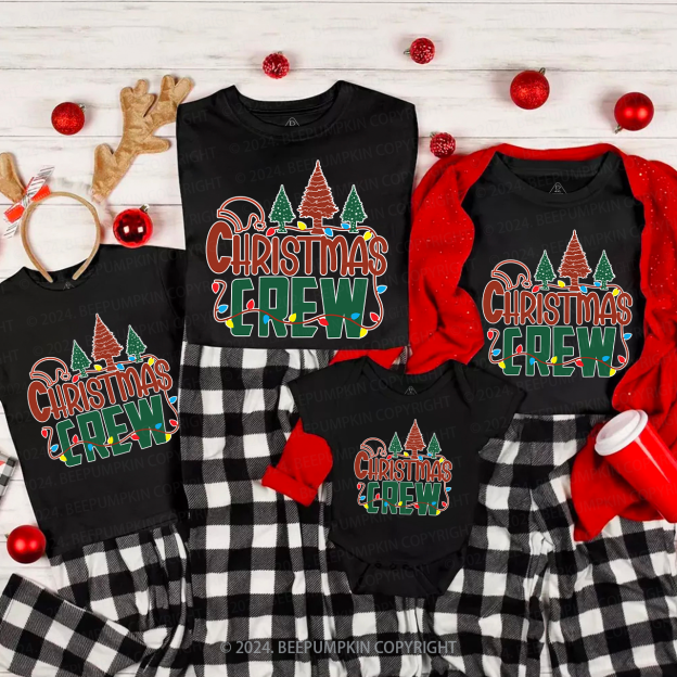 Christmas Crew Family Matching Shirt