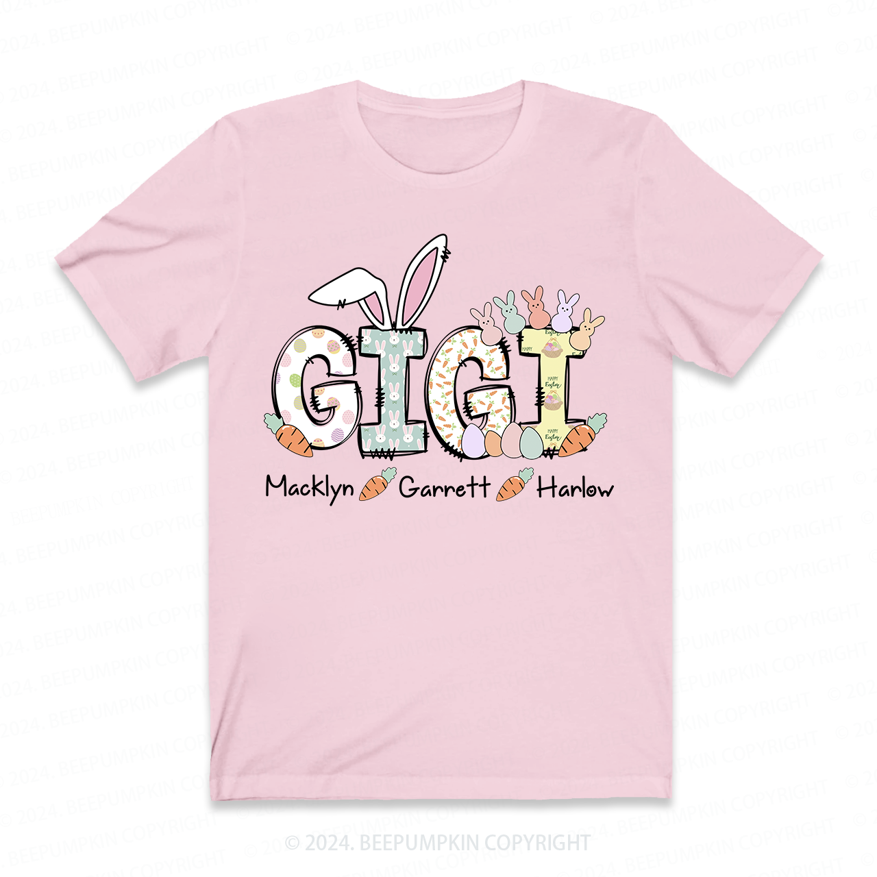 Grandma Bunny With Gigi Easter Tees Sale-Beepumpkin™