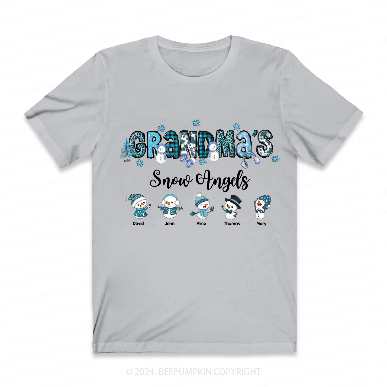 Personalized Christmas Name Grandma Grandma Gift Shirt Beepumpkin 