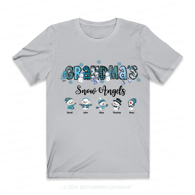 Personalized Christmas Name Grandma Grandma Gift Shirt Beepumpkin 