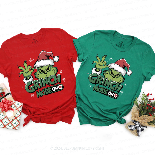 Christmas Mode On Family Matching T-Shirts Beepumpkin