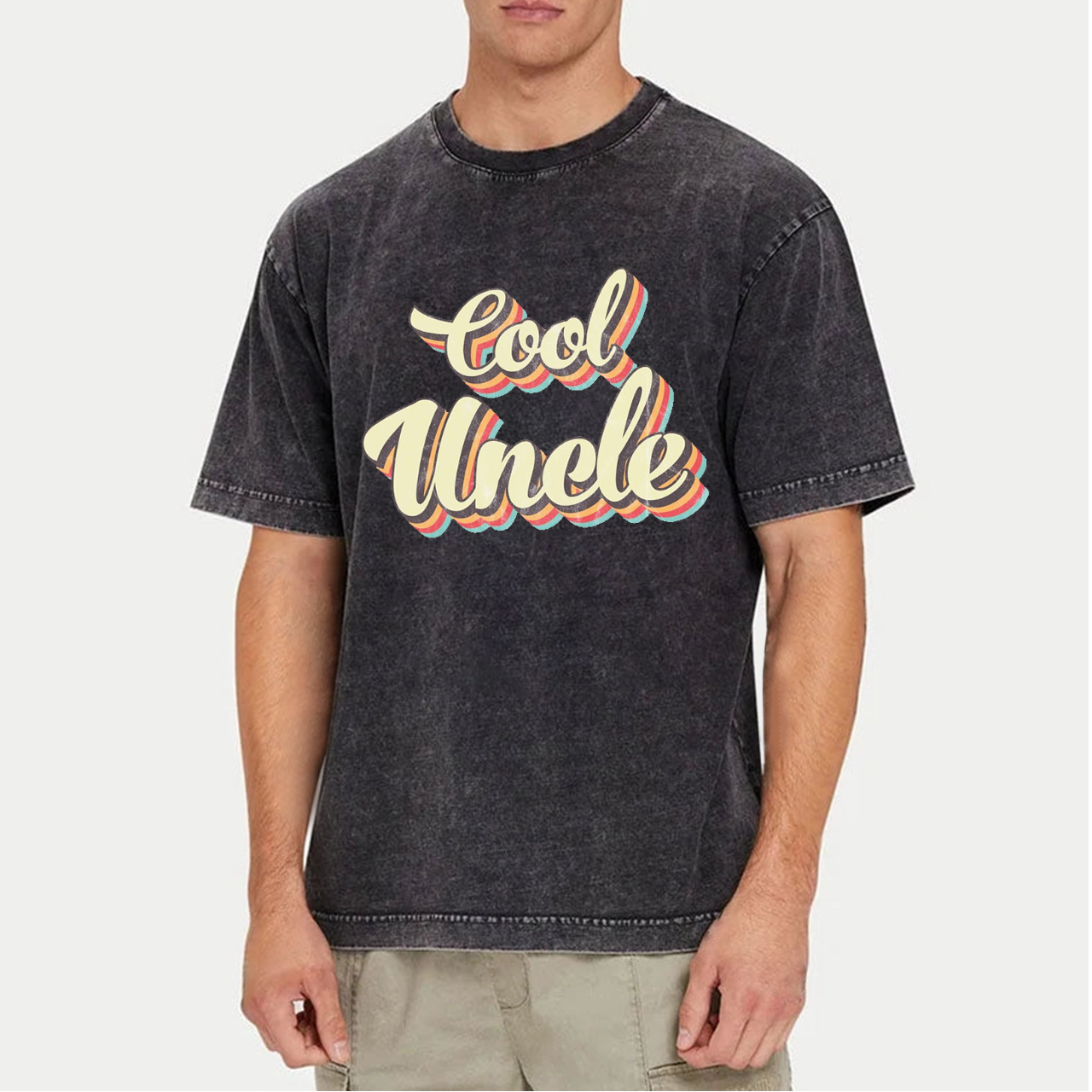 Cool Uncle Washed T-Shirts 