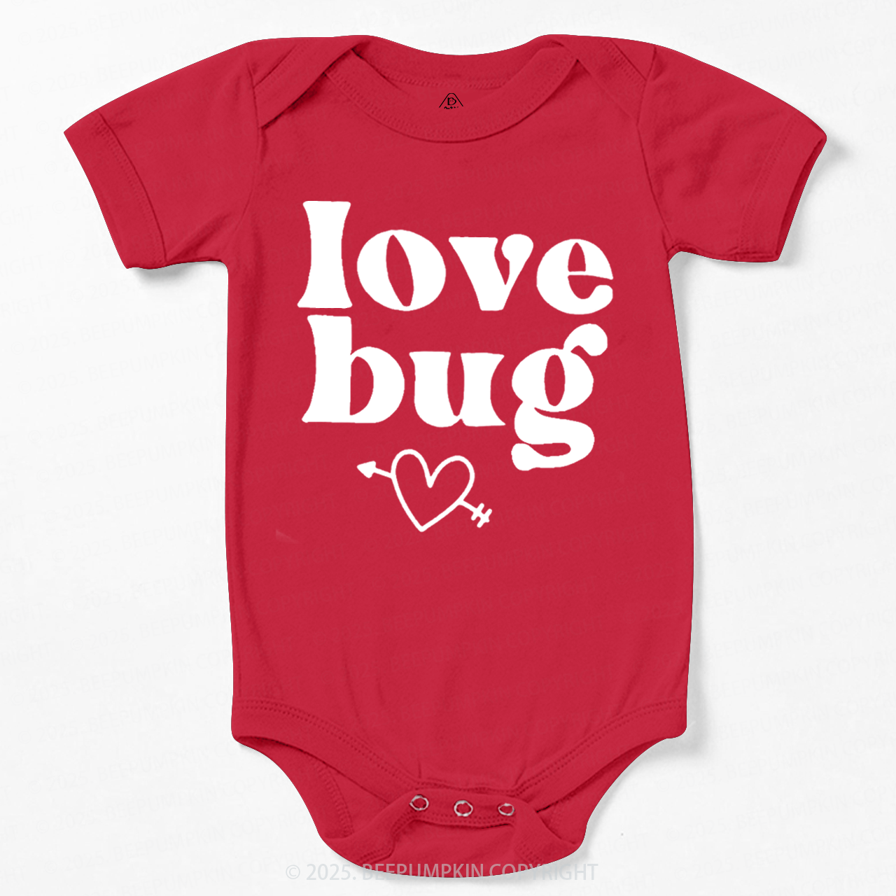 Love Bug Valentine's Day Bodysuit Beepumpkin 2