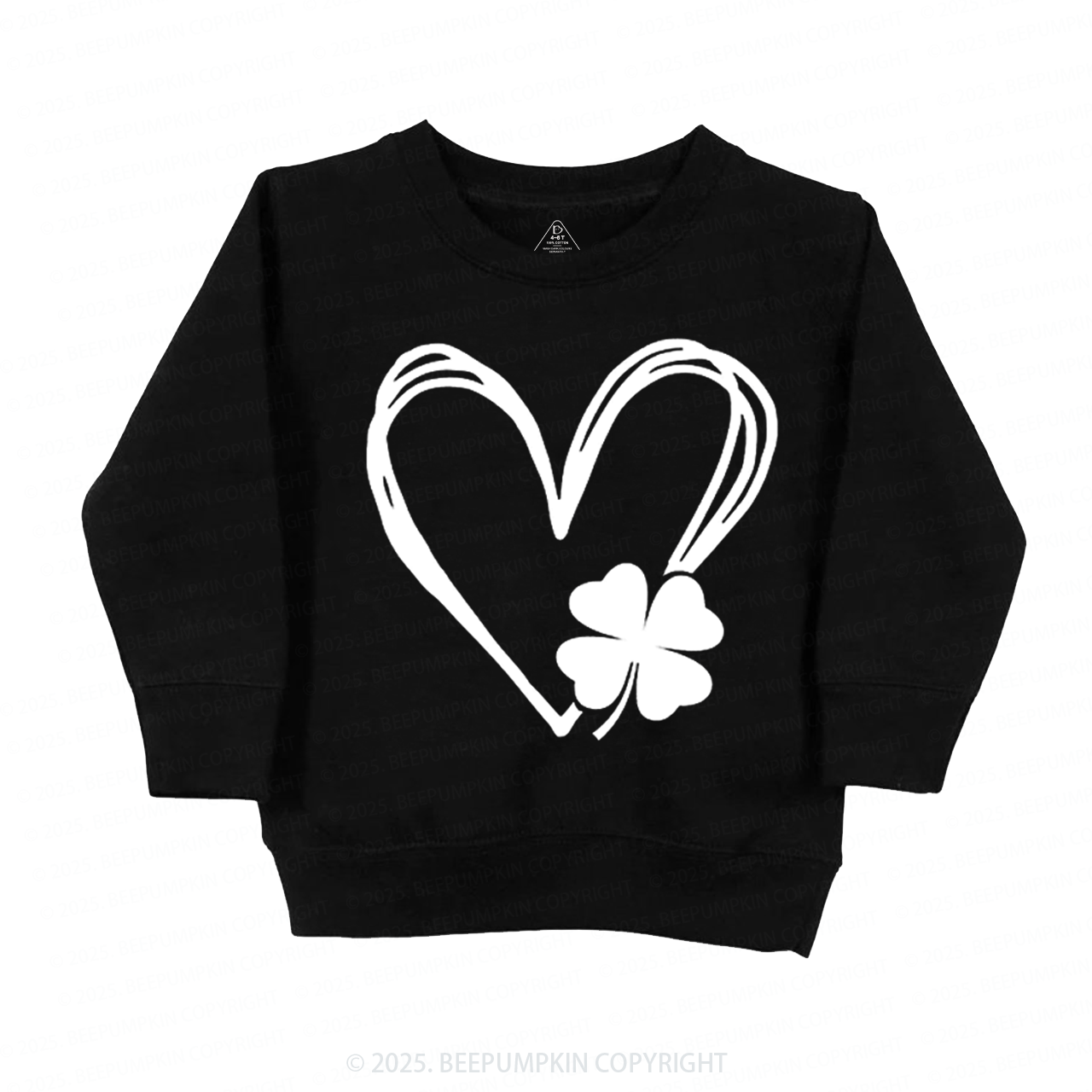 Shamrock Heart St. Patrick's Day Kid's Sweatshirt