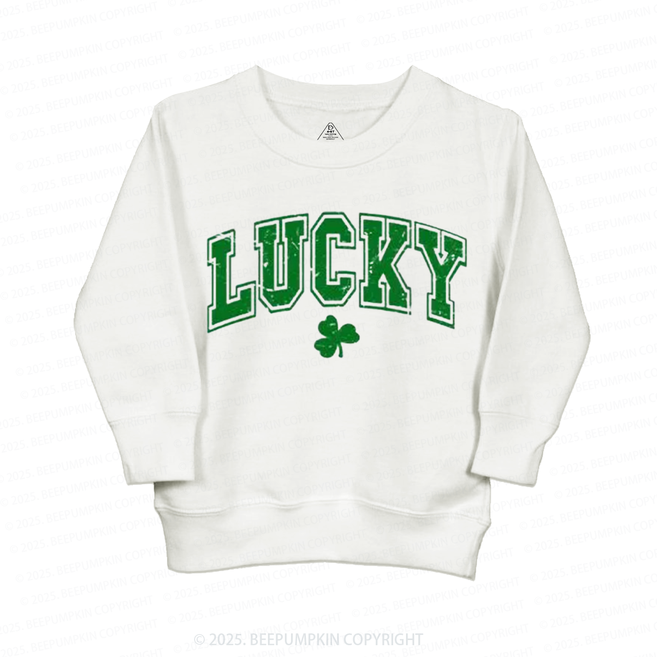 Lucky Shamrock St. Patrick's Day Kid's Sweatshirt