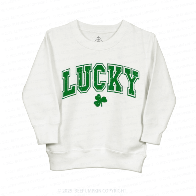 Lucky Shamrock St. Patrick's Day Kid's Sweatshirt