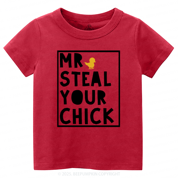 Mr Steal Your Chick Easter Toddler&Kid's Tees Beepumpkin
