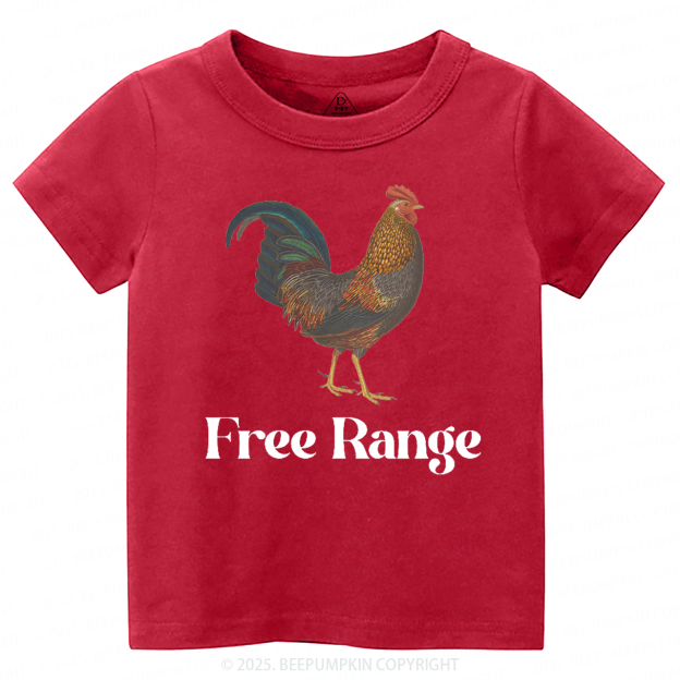 Free Range Chicken Toddler&Kid's Tees Beepumpkin