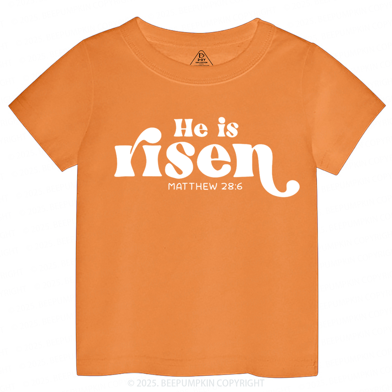 He Is Risen Toddler&Kid's Tees Beepumpkin