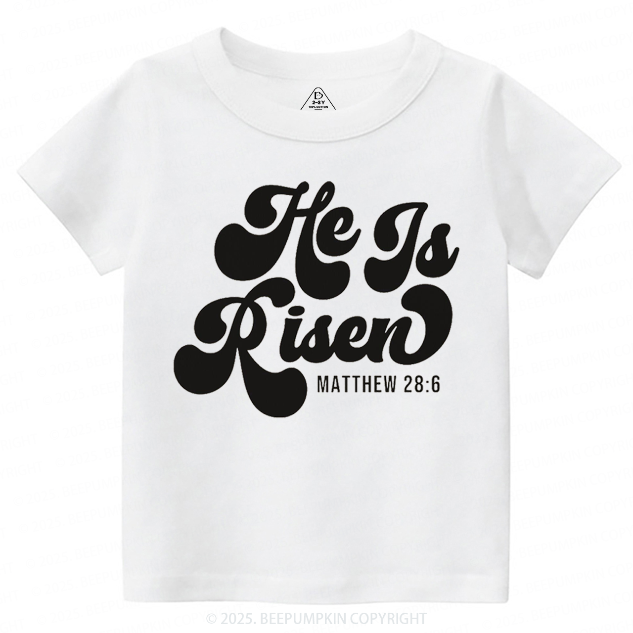 He Is Risen Toddler&Kid's Tees Beepumpkin 3