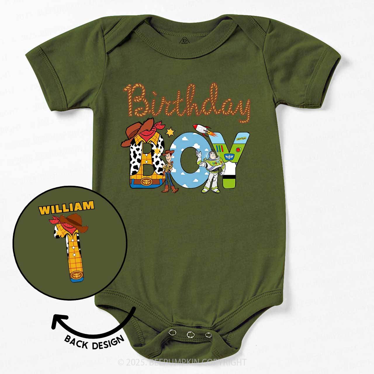 Personalized Birthday Bodysuit Beepumpkin