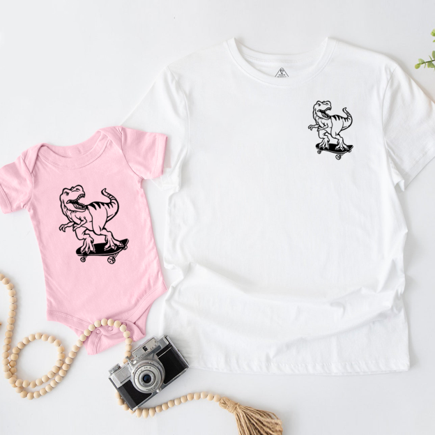 Dinosaur Dad&Me Matching Shirts