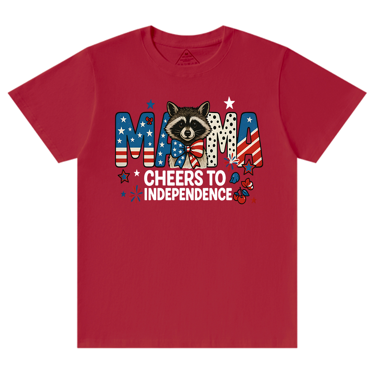 Patriotic Raccoon Mama T-Shirts
