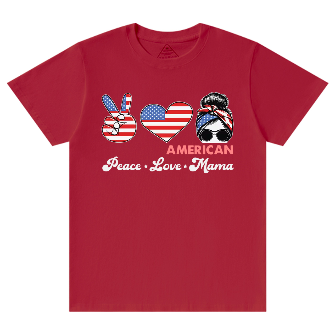 Peace Love American Mama T-Shirts