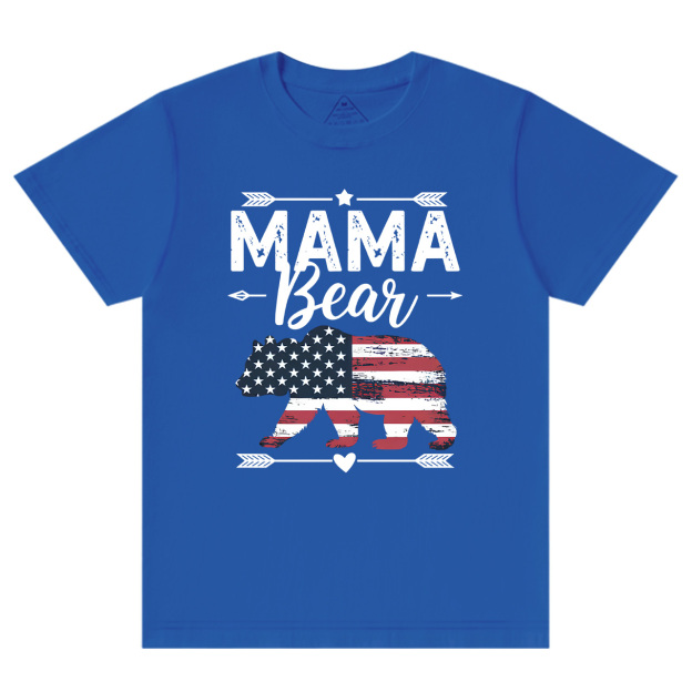 Mama Bear 4th Of July Mama T-Shirts