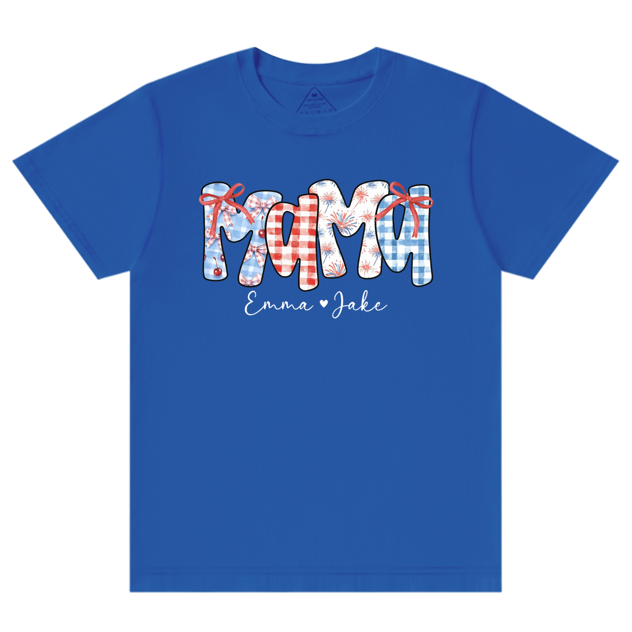 Personalized 4th Of July Mama T-Shirts