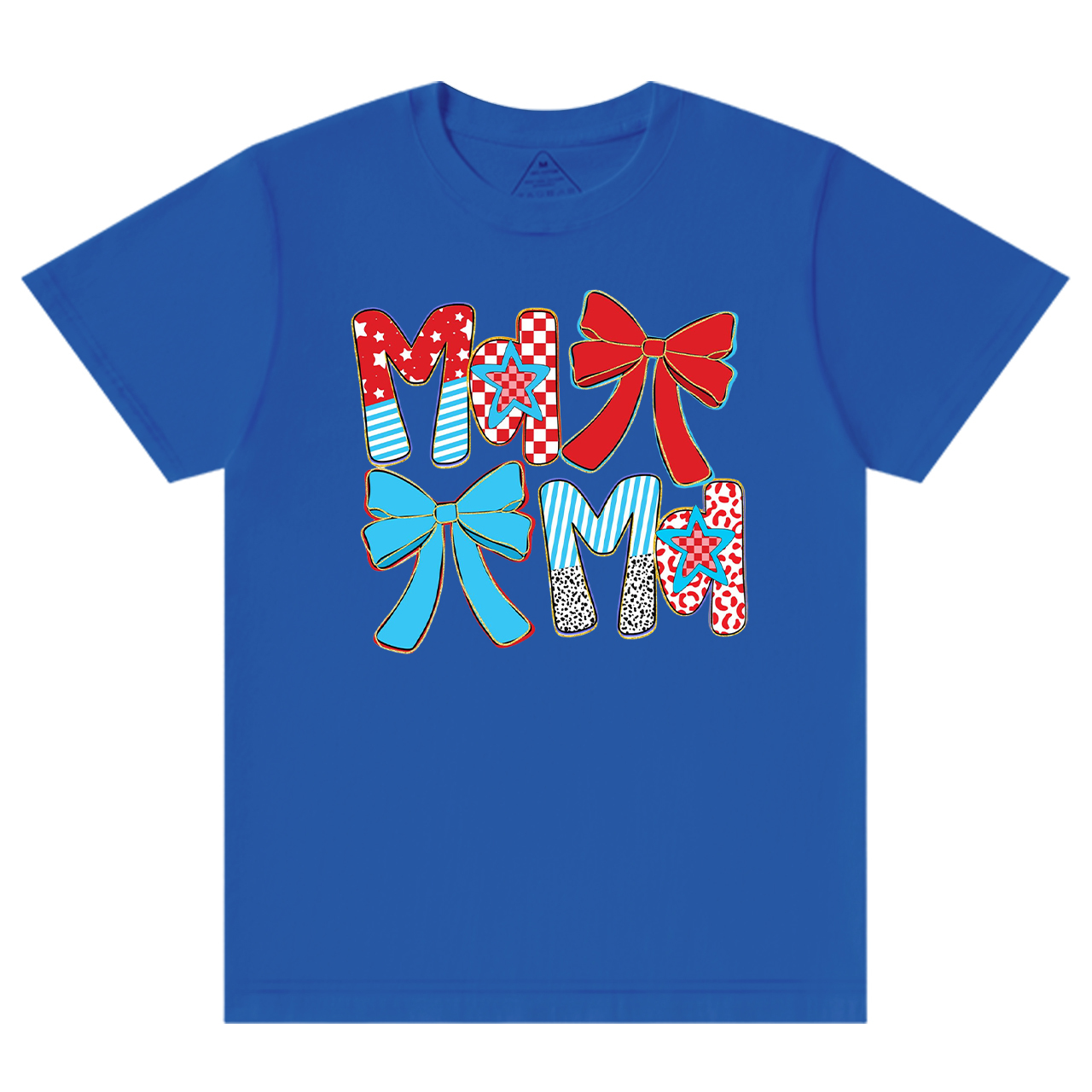 Preppy Patriotic Mama Coquette T-Shirts
