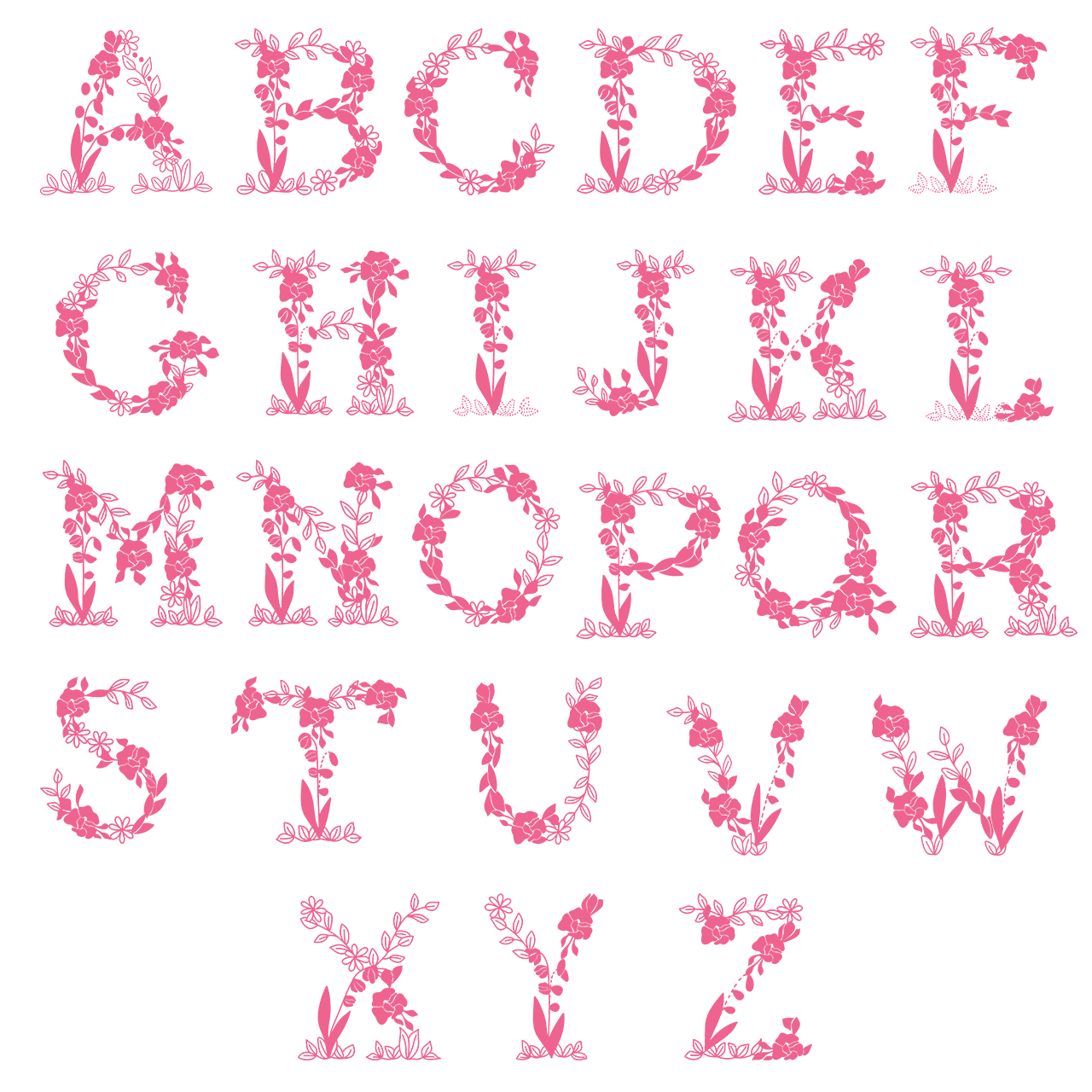 3 Pieces Personalized Pink Petals Baby Girl Tutu Outfit Set