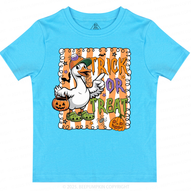 Halloween Goose Trick Or Treat Toddler&Kid's Tees Beepumpkin 