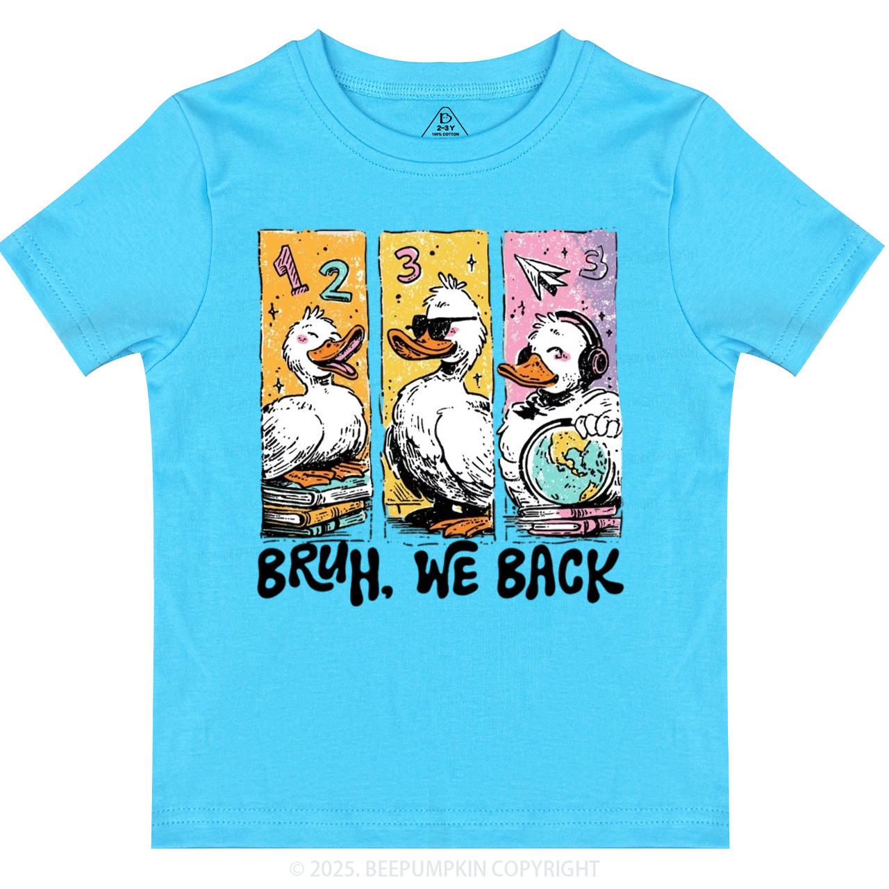 Bruh, We Back Kindergarten Toddler&Kid's Tees Beepumpkin