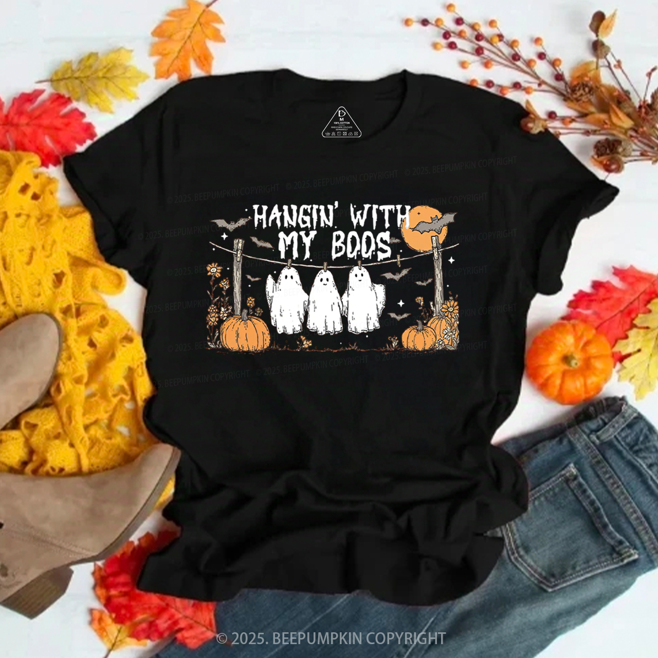 Hangin’ With My Boos T-Shirts Beepumpkin