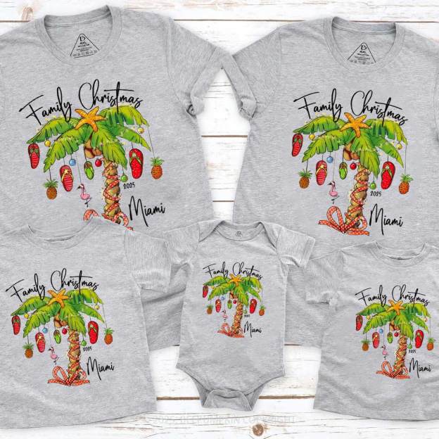 Personalized Christmas Vacation Family Matching T-Shirts Beepumpkin