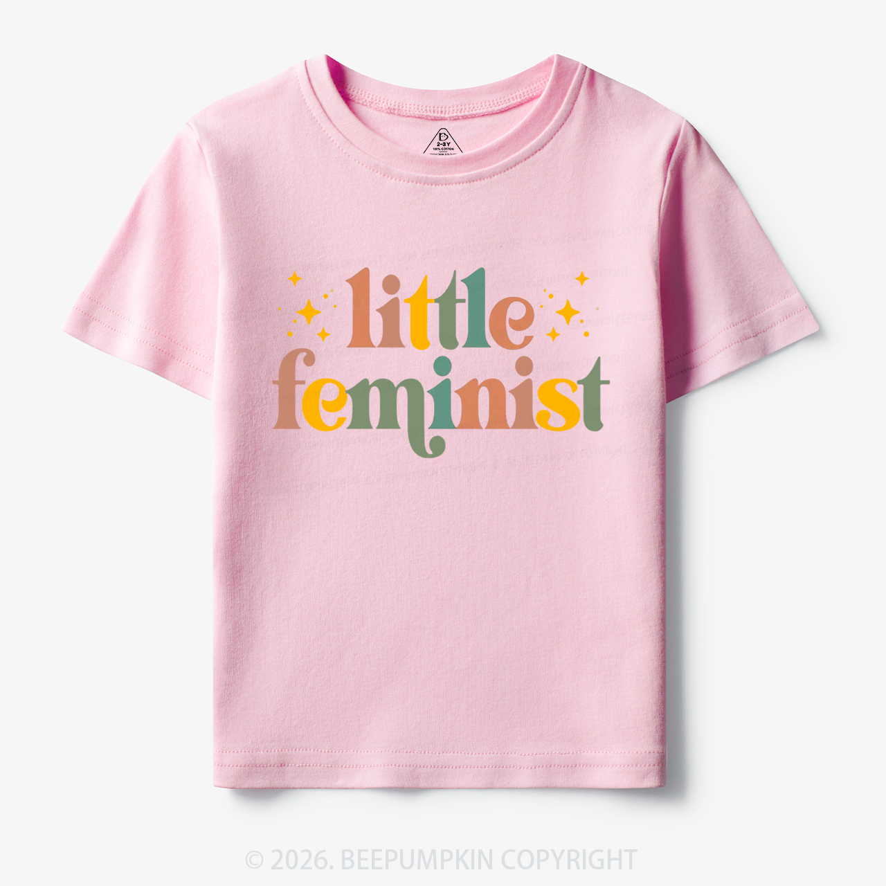  Vintage Little Feminist Toddler&Kid's Tees Beepumpkin