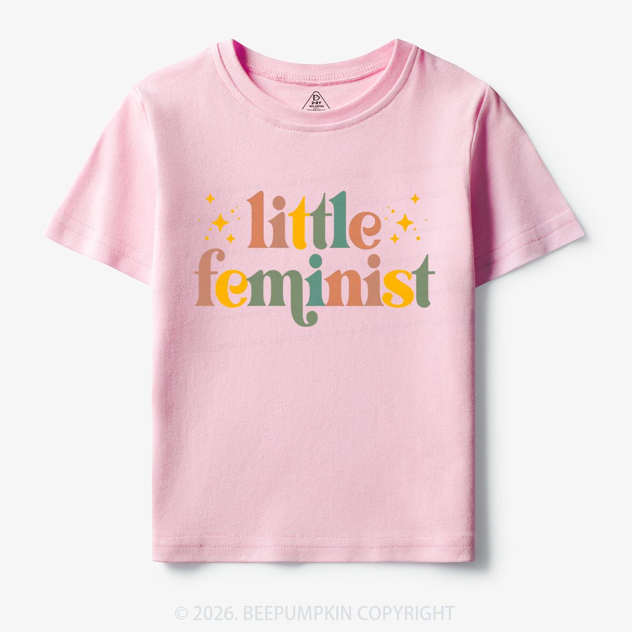 Vintage Little Feminist Toddler&Kid's Tees Beepumpkin