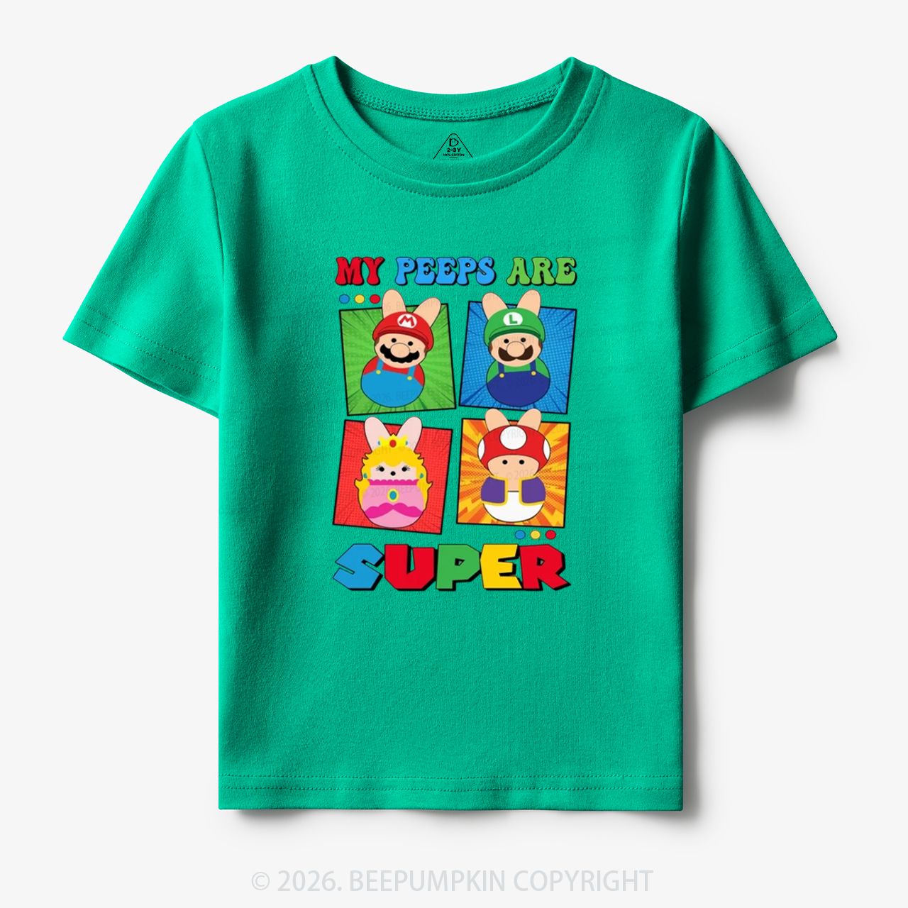 Easter My Peeps Are Super Toddler&Kid's Tees