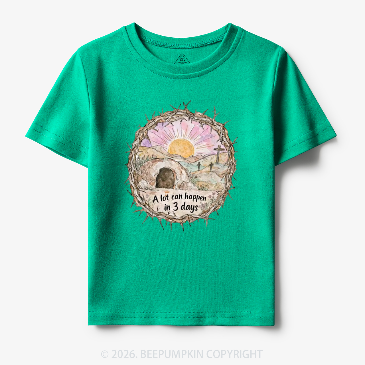 A Lot Can Happen in 3 Days Christian Toddler&Kid's Tees