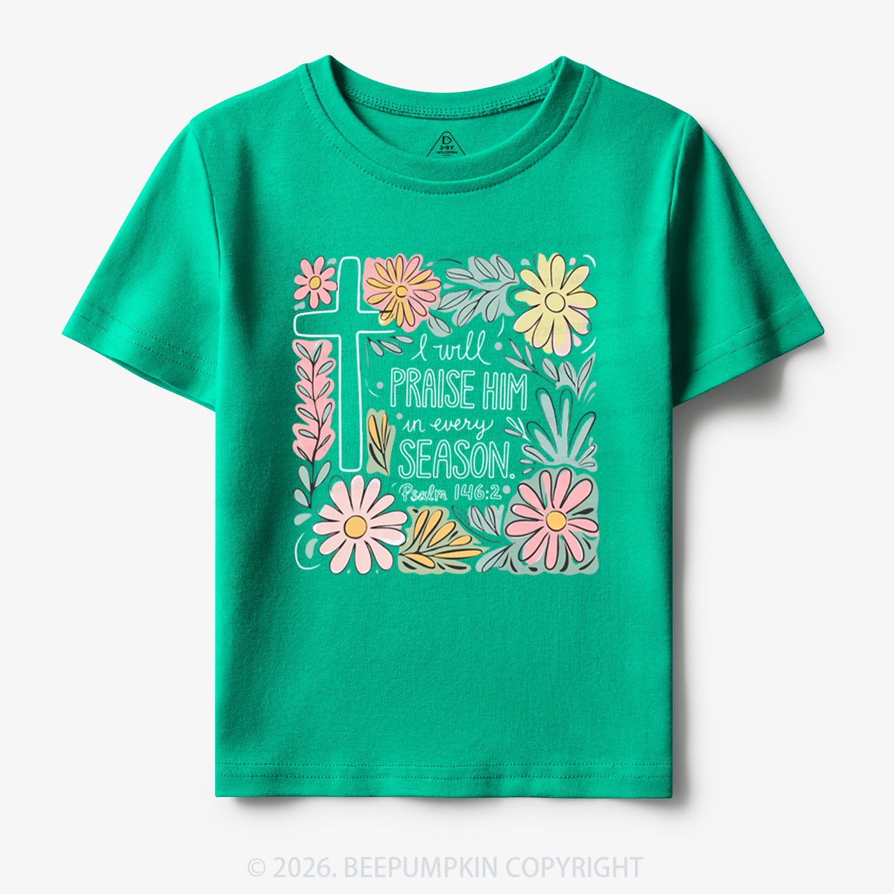 Easter I will Praise Him Toddler&Kid's Tees