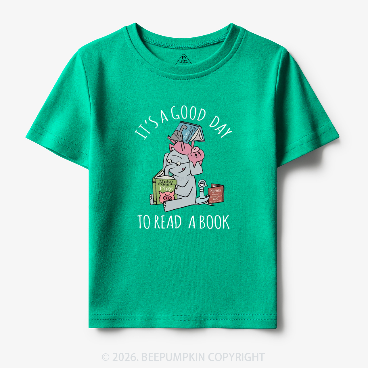 It's A Good Day To Read A Book Toddler&Kid's Tees