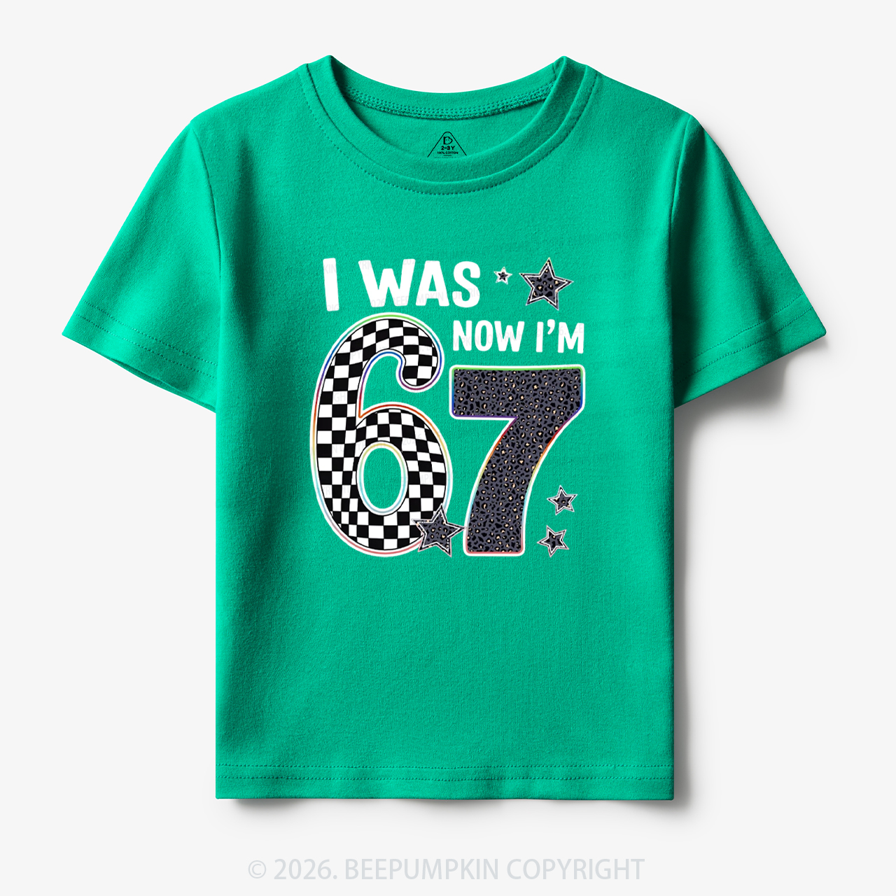 I Was 6 Now I'm 7 Funny Birthday Toddler&Kid's Tees
