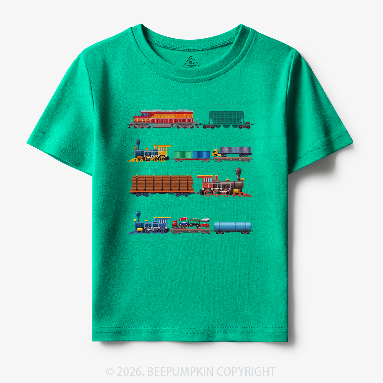 Rainbow Train Toddler&Kid's Tees