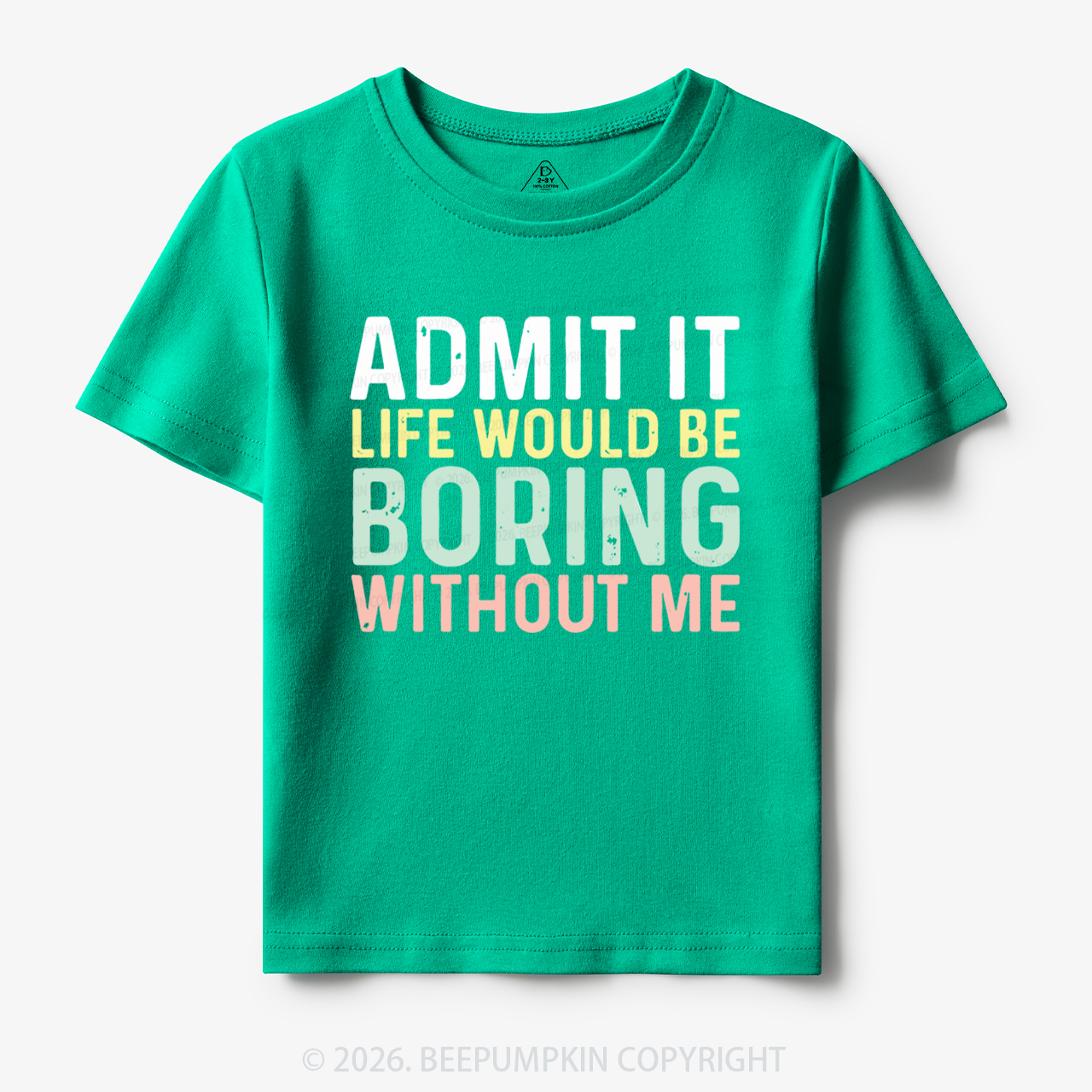 Sarcastic 'Admit It' Sassy Toddler&Kid's Tees