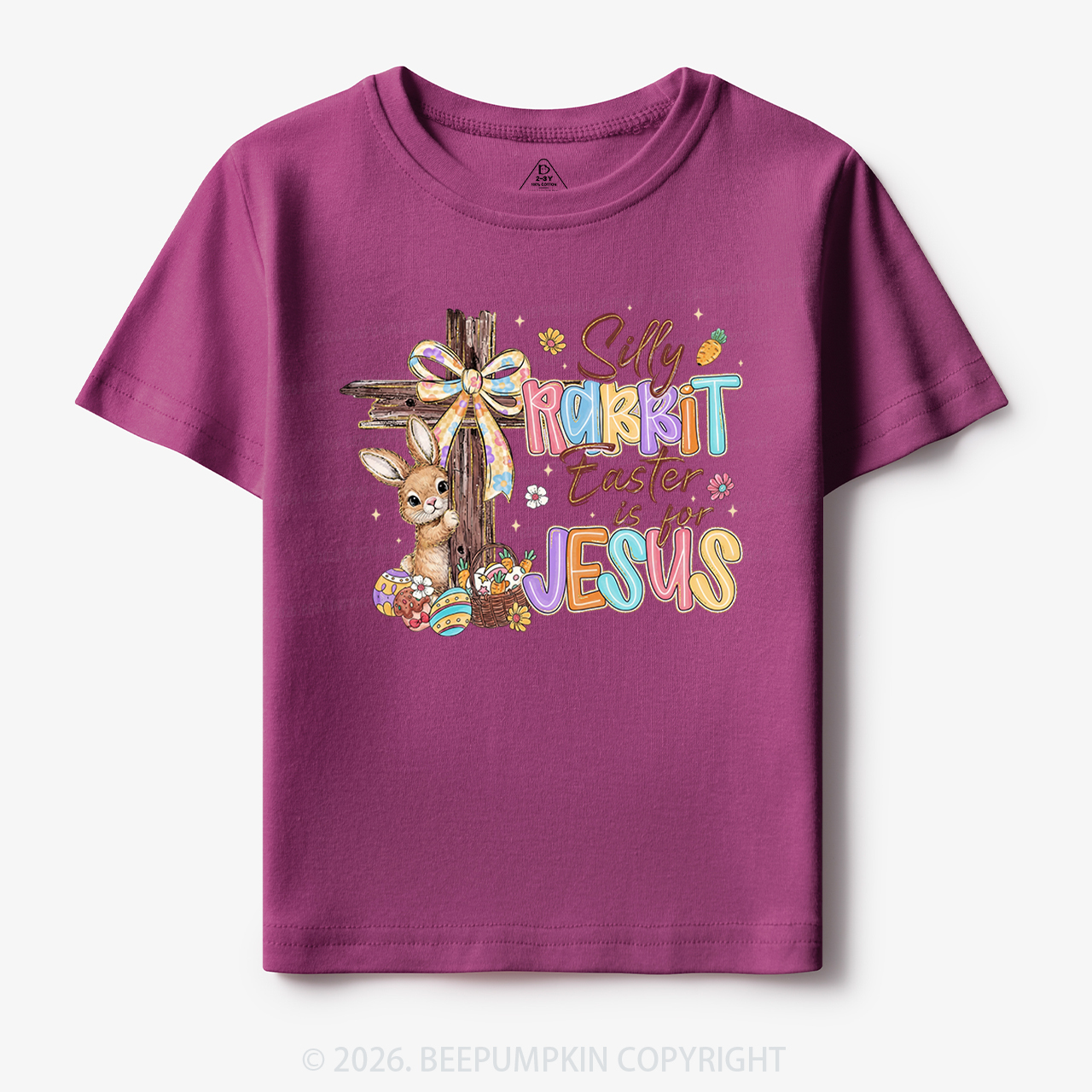 Silly Rabbit Easter Is For Jesus Toddler&Kid's Tees
